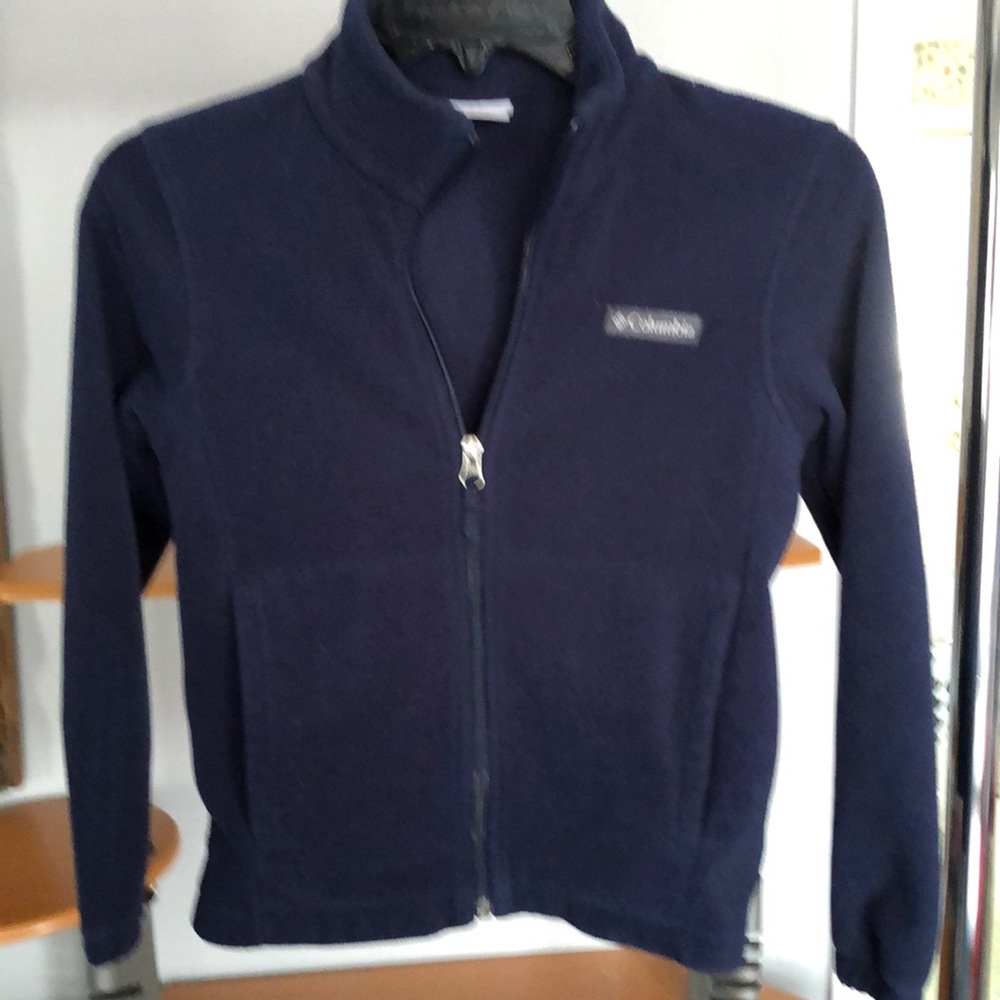 Child’s Small 7/8 Navy Blue Columbia 100% Polyester Jacket